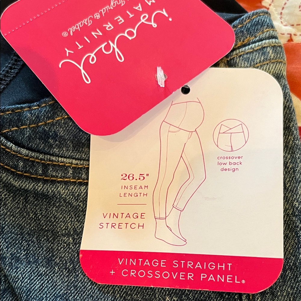 Isabel Maternity by Ingrid & Isabel Flare Jeans in Lt. Blue Denim Size 2 - Picture 13 of 13
